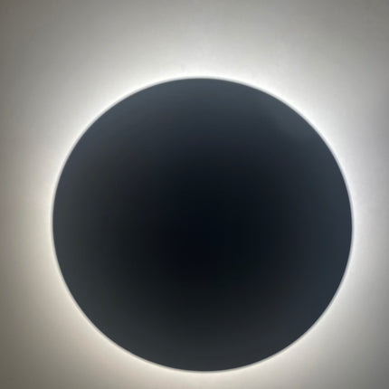 Wandlamp rond plat 10W – Diameter ø15 cm, Snoer lengte 30 cm, Materiaal aluminium + PMMA